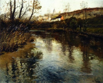 ブルック川の流れ Painting - エルヴェランドスカップ川の風景印象派ノルウェーの風景フリッツ・タウロー